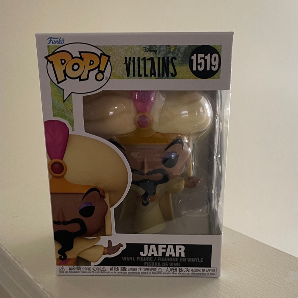 Funko Pop Villains Jafar with Gold and Red Turban